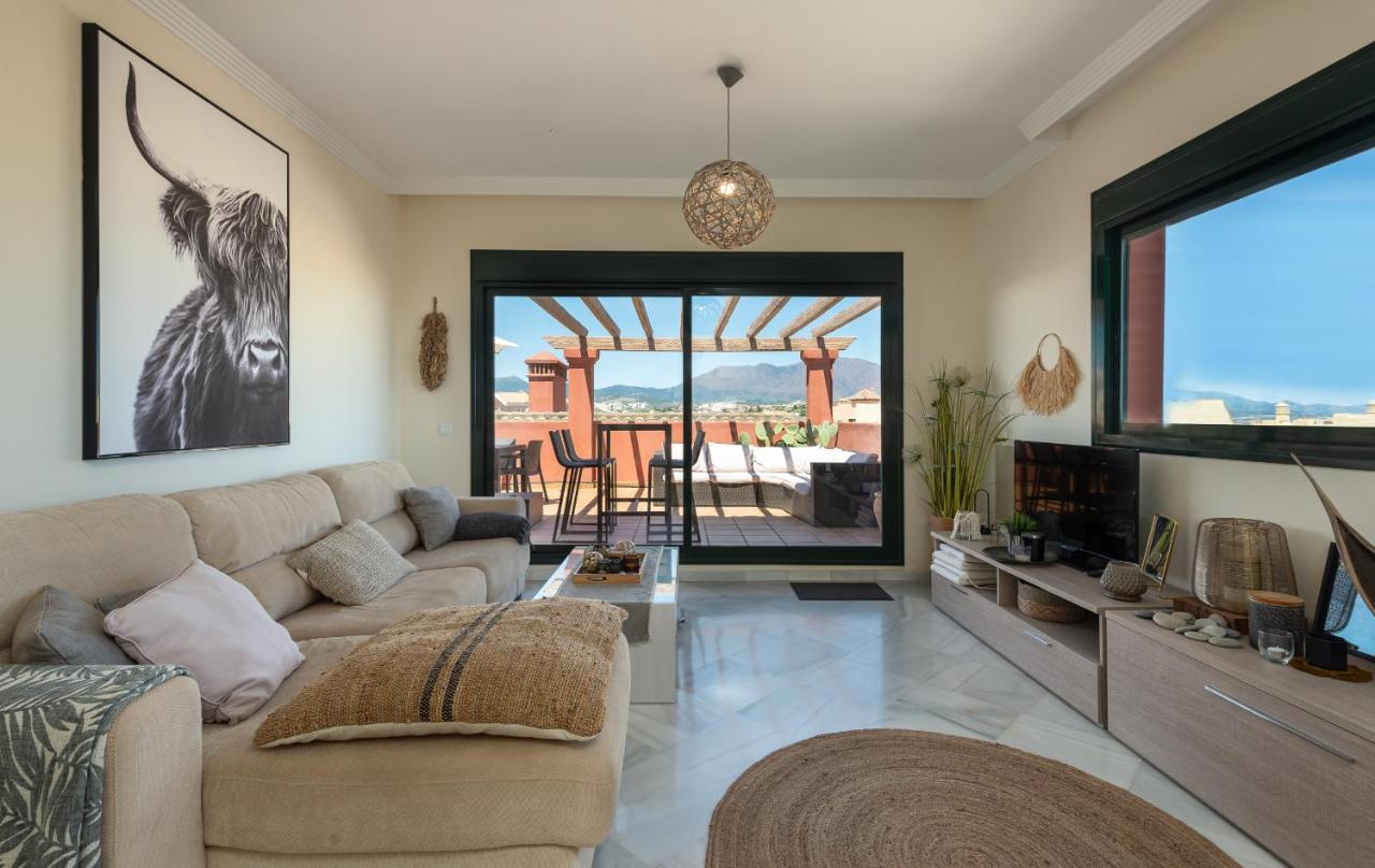 Colinas El Hacho 2320 Sea View Apartment Manilva Luaran gambar