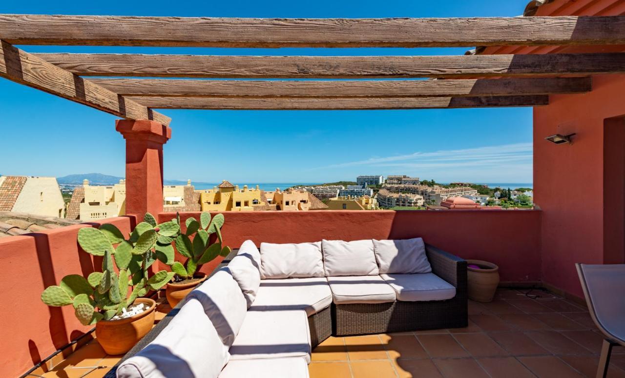 Colinas El Hacho 2320 Sea View Apartment Manilva Luaran gambar